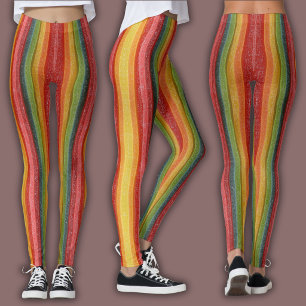 Levendig Snoeppatroon   Levendige Regenboog Jelly Leggings