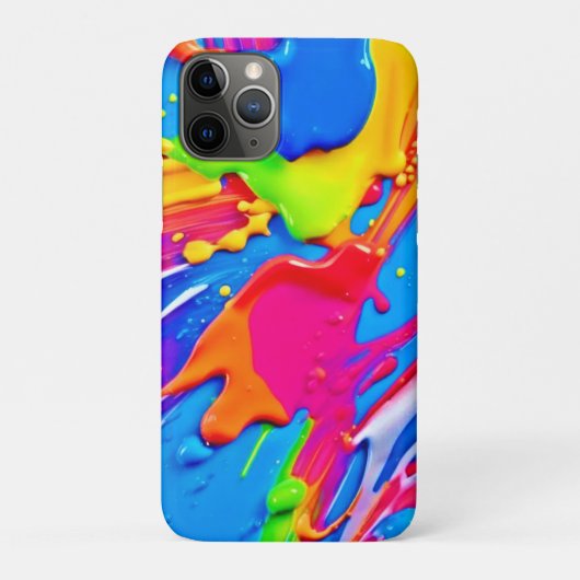 Levendig Spatten Kleur Barst Design Case-Mate iPhone Case (Achterkant)
