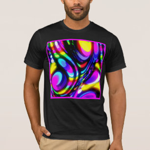 Levendig spiraal fantasie patroon t-shirt