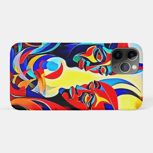 Levendig Spirit Paar Design Case-Mate iPhone Case (Achterkant (horizontaal))