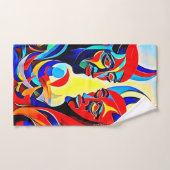 Levendig Spirit Pair-ontwerp Bad Handdoek (Handdoek)