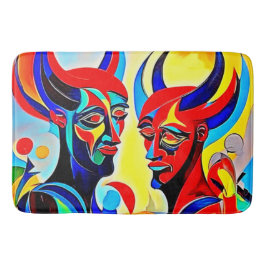Levendig Spirit Pair-ontwerp Badmat