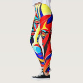 Levendig Spirit Pair-ontwerp Leggings (Links)