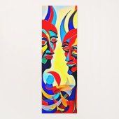 Levendig Spirit Pair-ontwerp Yogamat (Achterkant)