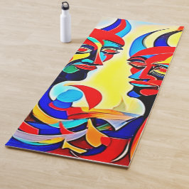 Levendig Spirit Pair-ontwerp Yogamat