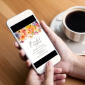 Levendig Spring Floral Vrijgezellenfeest Kaart