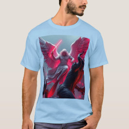 Levendig St Michael de Aartsengel Mannen T-shirt