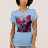 Levendig St Michael de Aartsengel Vrouwen T-shirt (Voorkant)