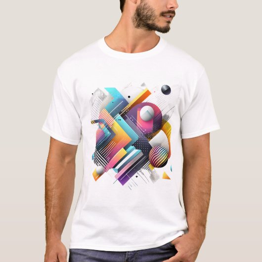 levendig stedelijk Abstract T-shirt (Voorkant)