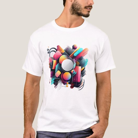 levendig stedelijk Abstract T-shirt (Voorkant)