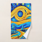 Levendig sterrenkunstwerk bad handdoek (Handdoek)