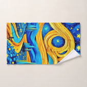 Levendig sterrenkunstwerk bad handdoek (Handdoek)