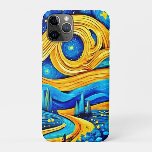 Levendig sterrenkunstwerk Case-Mate iPhone case (Achterkant)