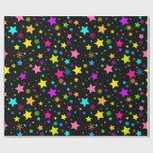 levendig Sterrennacht-patroon Cadeaupapier (Vlak)