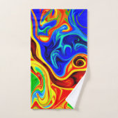 Levendig stijlpatroon bad handdoek (Handdoek)