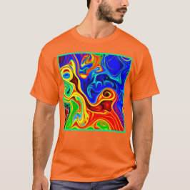 Levendig stijlpatroon t-shirt