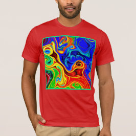 Levendig stijlpatroon t-shirt