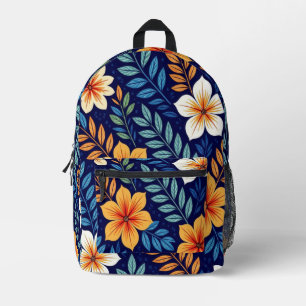 Levendig stijlvol multicolor bloemenpatroon gedruk bedrukte rugzak