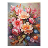 Levendig Stilleven Bloemen Boeket Foto Afdruk (Voorkant)