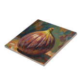 Levendig Stilleven met Vijgen Schilderij Tegeltje (Zijkant)