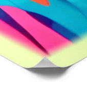 Levendig strand Sunset Art Poster (Hoek)