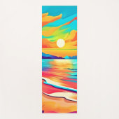 Levendig strand Sunset Art Yogamat (Voorkant)