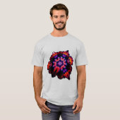 Levendig Stropdas-Dye Gradient Abstract Patroon T-shirt (Voorkant volledig)
