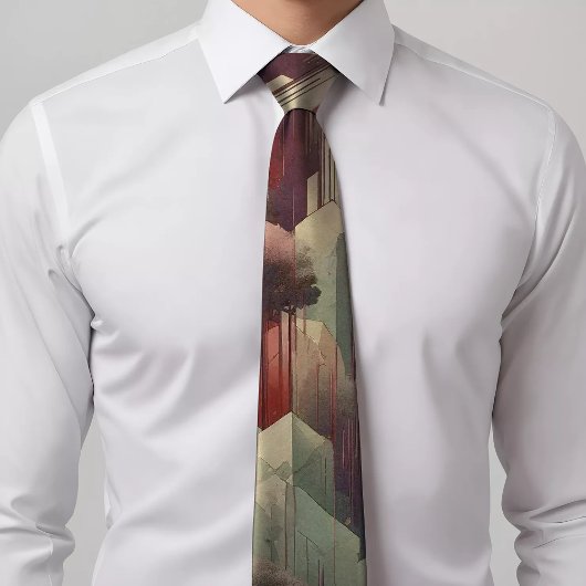 Levendig Stropdas voor geometrische afdrukken