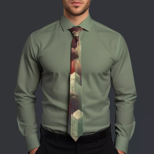 Levendig Stropdas voor geometrische afdrukken