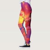 Levendig Sunset Beach Dream Design Leggings (Links)