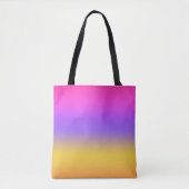 Levendig Sunset Ombre Gradient Design Tote Bag (Voorkant)