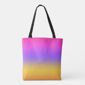 Levendig Sunset Ombre Gradient Design Tote Bag (Achterkant)