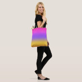 Levendig Sunset Ombre Gradient Design Tote Bag (Op model)