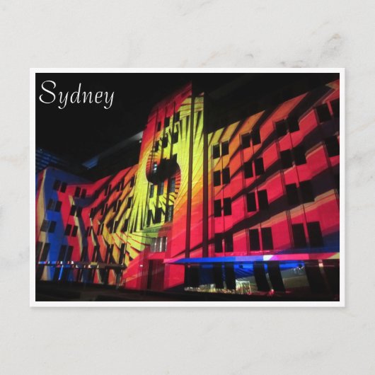 levendig sydney helder mca briefkaart (Voorkant)