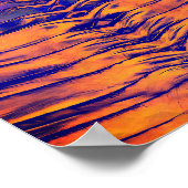 Levendig Symmetrisch Abstract Patroon Poster (Hoek)