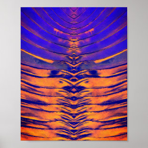 Levendig Symmetrisch Abstract Patroon Poster
