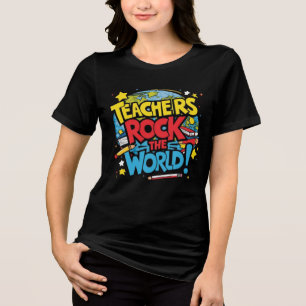 Levendig T-shirt voor docenten