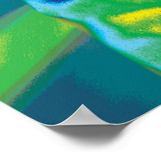 Levendig tandmodel voor tandarts kantoor poster (Hoek)