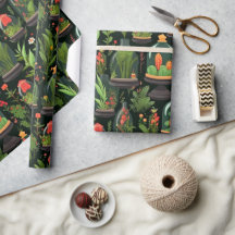 Levendig Terrarium Decoupage inpakpapier