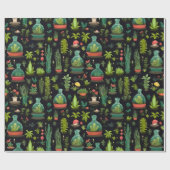 Levendig Terrarium Decoupage inpakpapier (Vlak)