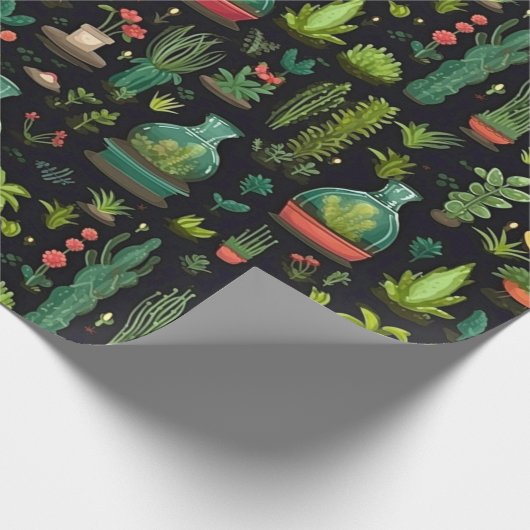 Levendig Terrarium Decoupage inpakpapier (Hoek)