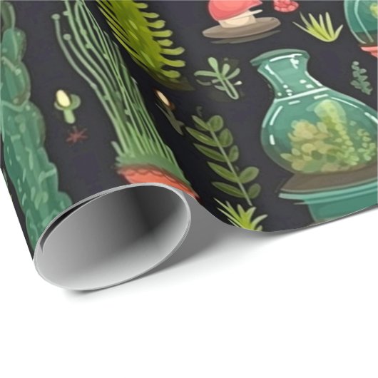 Levendig Terrarium Decoupage inpakpapier (Rol Hoek)