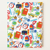 Levendig Terug naar School Pattern Planner (Achterkant)