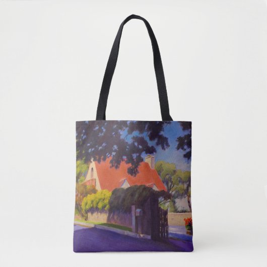 Levendig thuis in Maine Tote Bag (Voorkant)