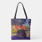 Levendig thuis in Maine Tote Bag (Achterkant)