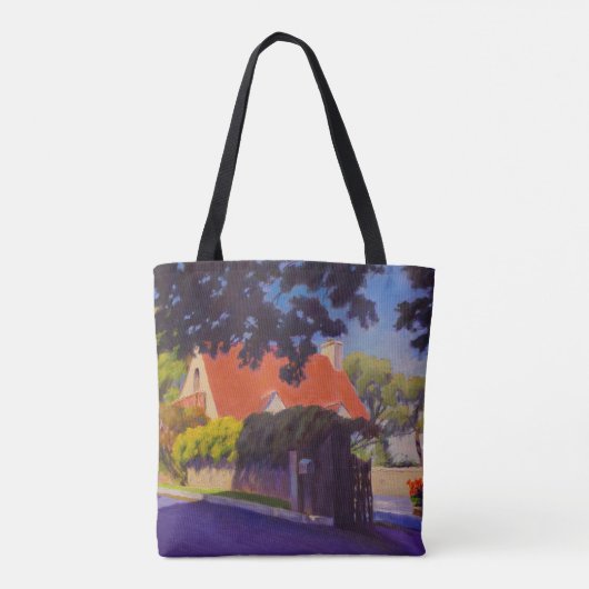 Levendig thuis in Maine Tote Bag (Achterkant)