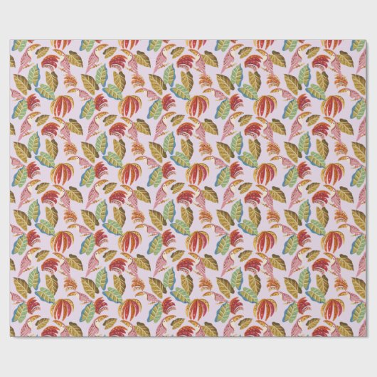 Levendig Toucan maximalistisch Oerwoud Cadeaupapier (Vlak)