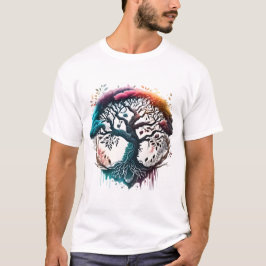 Levendig Tree Spectrum T-shirt ontwerp