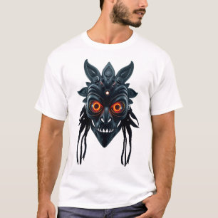 Levendig Tribal Mask Wormhole Eyes T-shirt