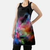 Levendig tropisch boeket schort (Insitu)